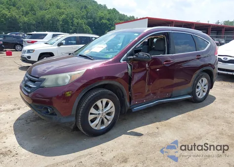 2014 Honda Cr-V Ex-L z USA, uszkodzony, nr VIN 5J6RM4H70EL015408
